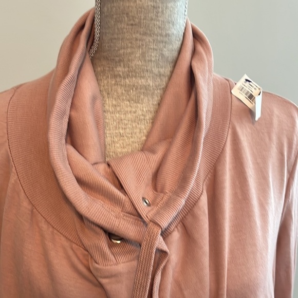 Forever 21 size XL snap button neck long sleeve sweater open front cardigan - Picture 3 of 6